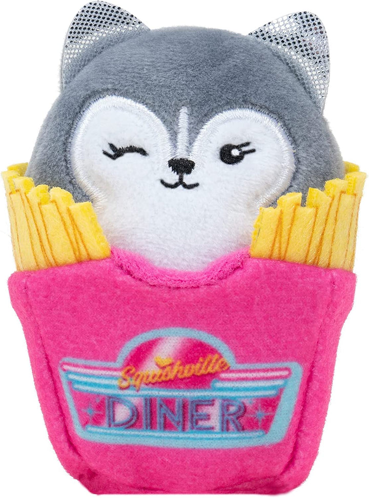 Squishville SQM0323 Deluxe Diner Playscene-Include 2-Inch Plush Accessories-Toys