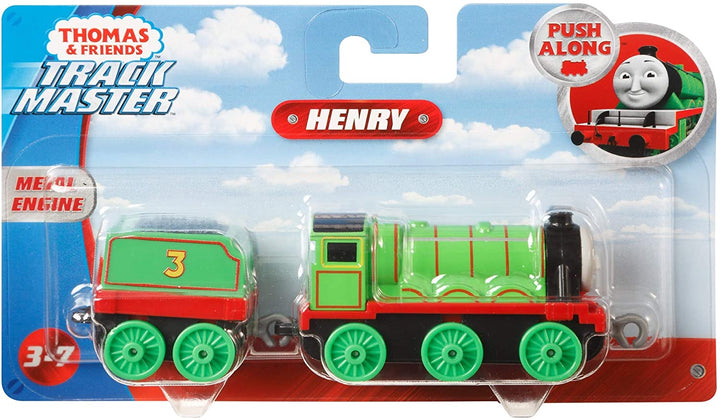 Thomas & Friends Henry GDJ55, Thomas the Tank Engine & Friends Trackmaster Large Push Along Diecast Train Engine