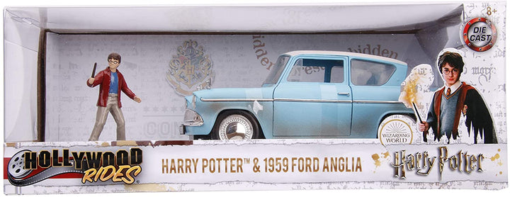 HARRY POTTER 1959 FORD ANGLIA 1:24 SCALE DIE-CAST REPLICA CAR