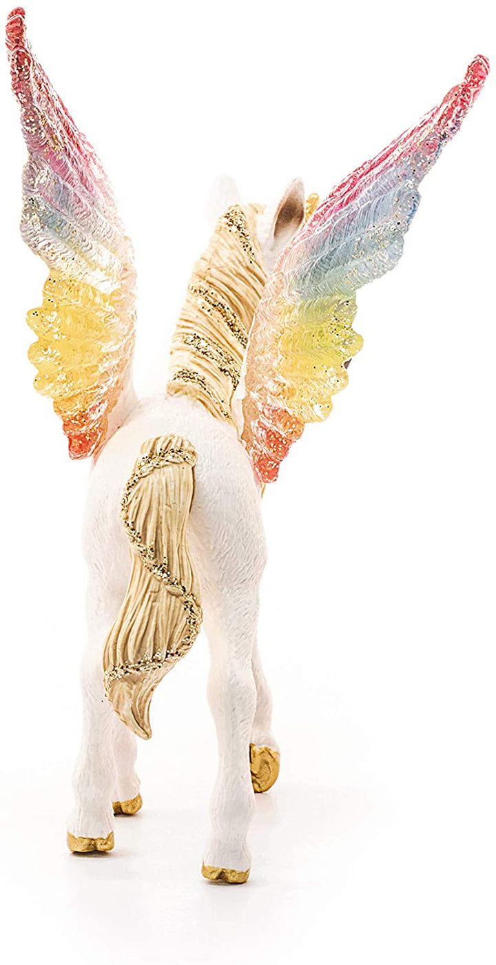 Schleich 70577 Geflügeltes Regenbogen Einhorn Fohlen Figur