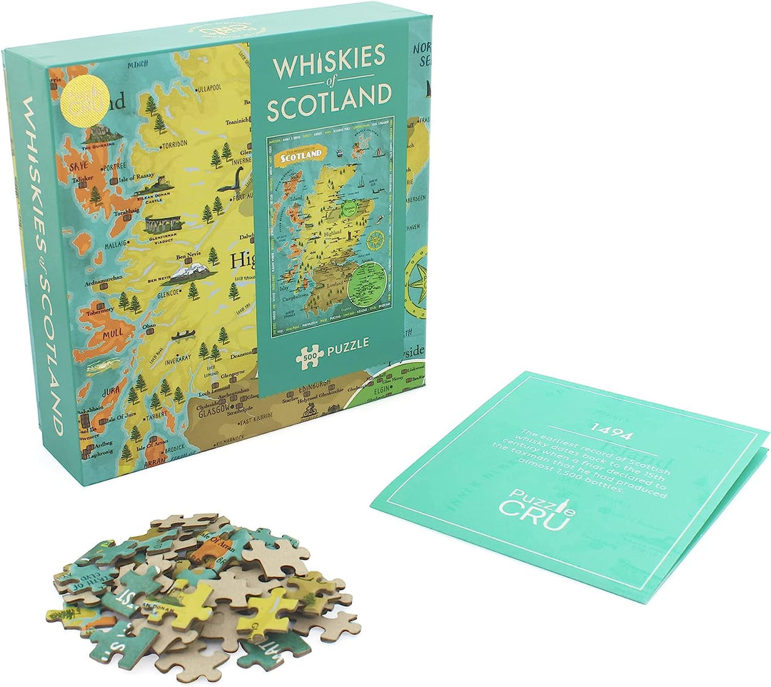 Whiskies of Scotland 500 PieceJigsaw Puzzle