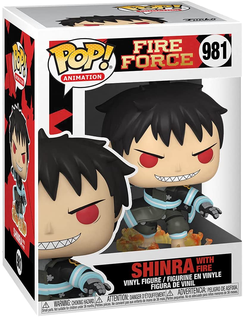 Fire Force Shinra mit Feuer Funko 56159 Pop! Vinyl Nr. 981