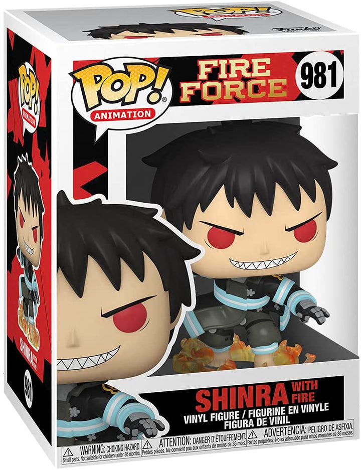 Fire Force Shinra mit Feuer Funko 56159 Pop! Vinyl Nr. 981
