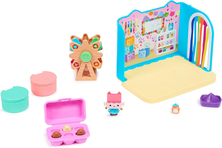 Gabby’s Dollhouse, Baby Box Craft-A-Riffic Room with Baby Box Cat Figure, Access