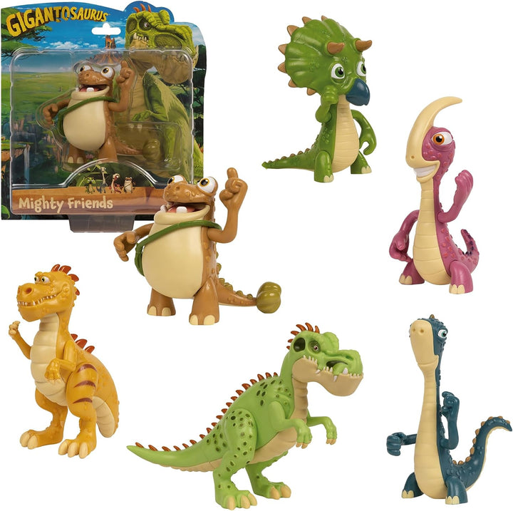 Gigantosaurus – bewegliche Figuren 13 cm, Dinosaurier-Puppen, Charaktere aus dem C