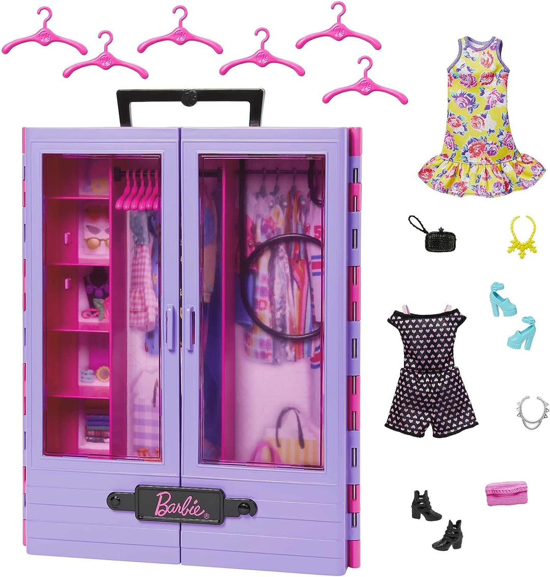 Barbie Fashionistas Ultimate Closet Accessory, Translucent Doors, Storage Space