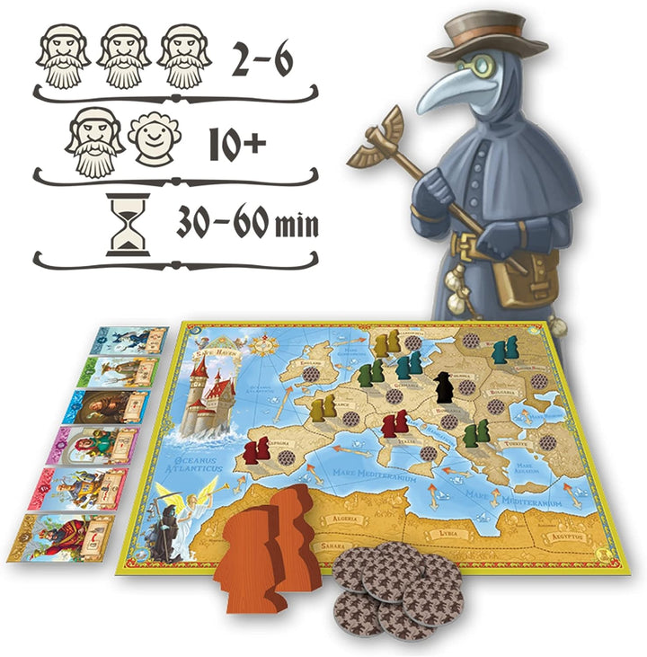Rattus Big Box Brettspiel-Erweiterung | Mittelalterliches Pest-Überlebensspiel | Strategie B