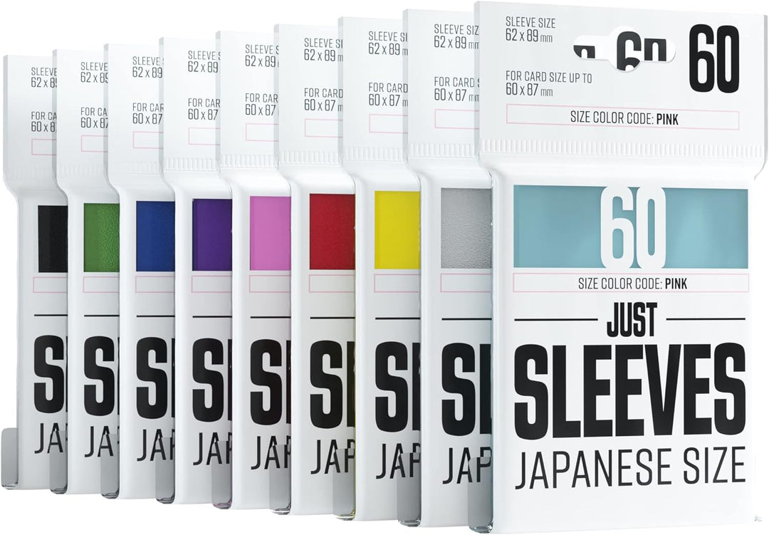 GGX10015 - Just Sleeves - Japanese Size, White (60 Sleeves)