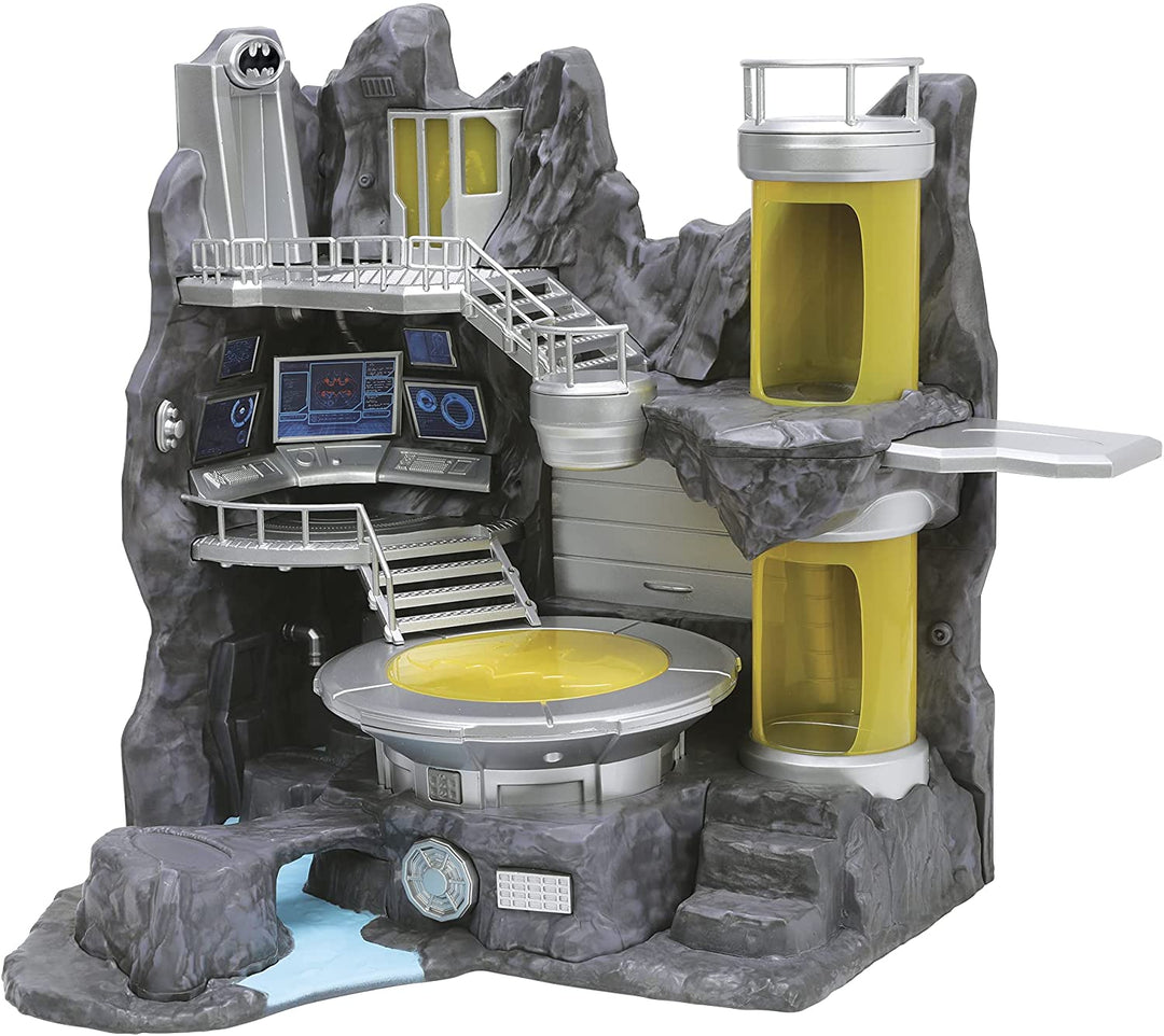 Dickie 253219001 Batcave with 6 Metal Nano 1 Medium Figure, Platform with Light,