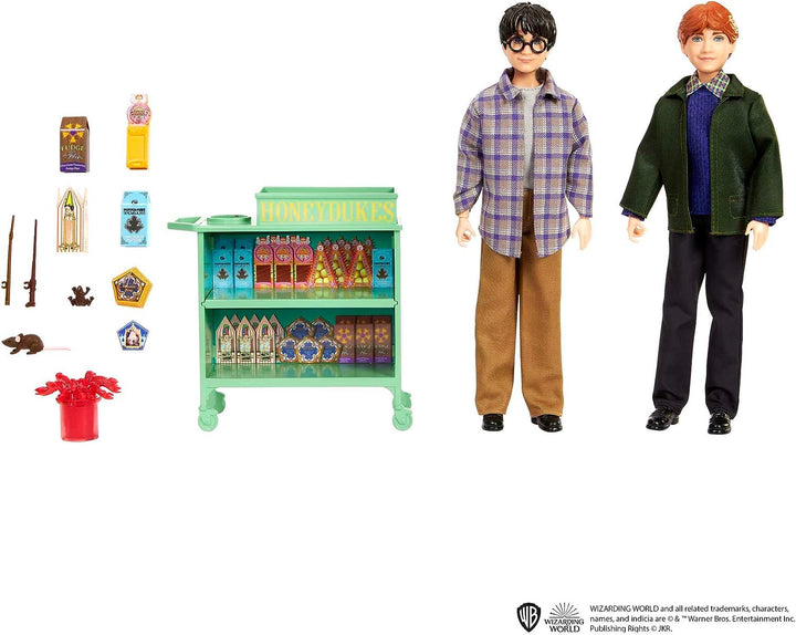 Harry Potter Toys, Harry & Ron on the Hogwarts Express Dolls with Accessories