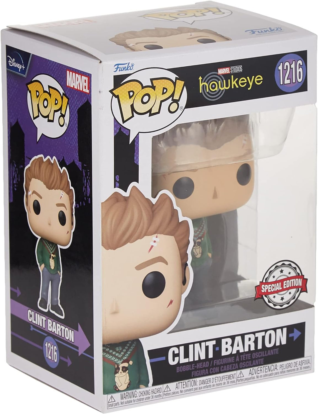 Funko POP! #1216 Hawkeye – Clint Barton Weihnachtspullover Pop! Vinyl – Target Ex