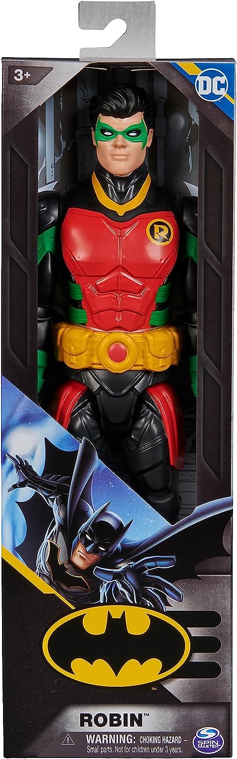 DC Comics, Robin Action Figure, 30cm, Kids’ Toys for Boys and Girls, Ages 3+