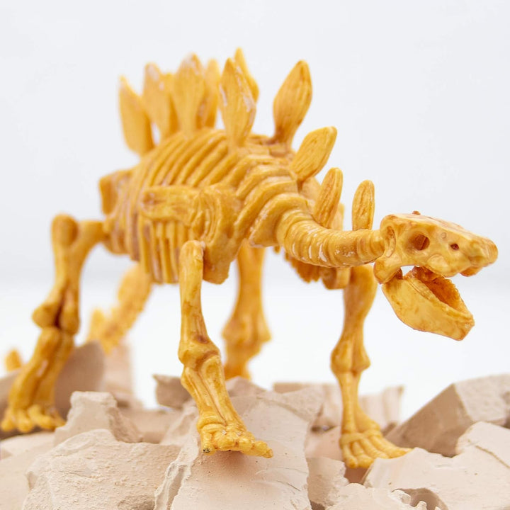 Science4you - Stegosaurus Fossil Digging Kit for Kids +6 - Excavate and assemble 10 Stegosaurus Fossiles