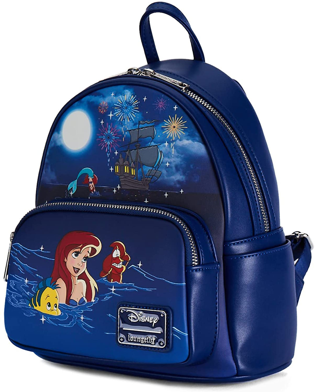 Loungefly Disney The Little Mermaid Ariel Fireworks Light-up Mini Backpack