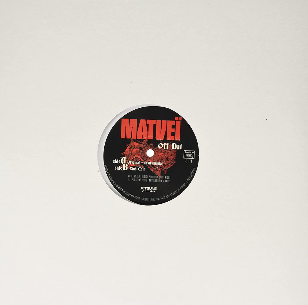 MATVE - OFF DAT [Vinyl]