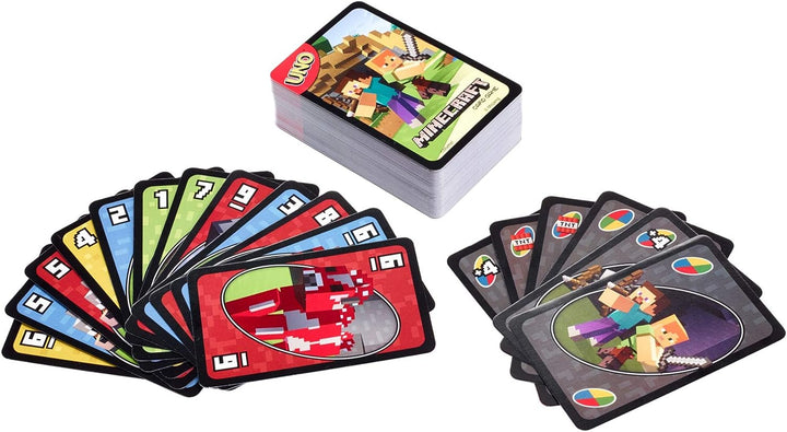 Mattel FPD61 Uno Minecraft Card Game, Multi-Colour