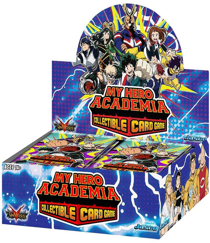 Jasco My Hero Academia LCG Booster Box mit Display von 24 Umschlägen