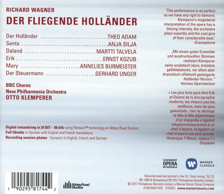 Wagner: Der fliegende Holländer (Deluxe Opera Series) [Audio CD]