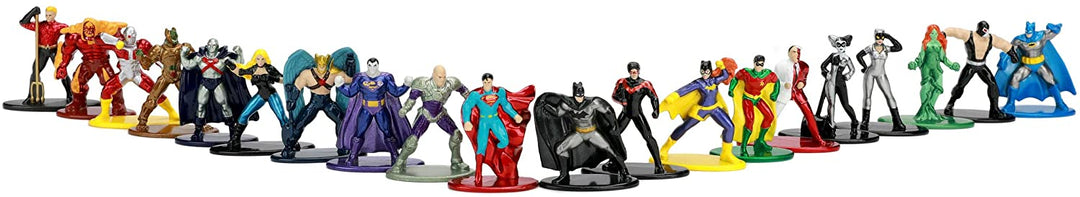 Jade - Set of 20 DC Nano Figures Collectible Metal Figures Measuring 4 cm (253255018), Assorted Colour/Model