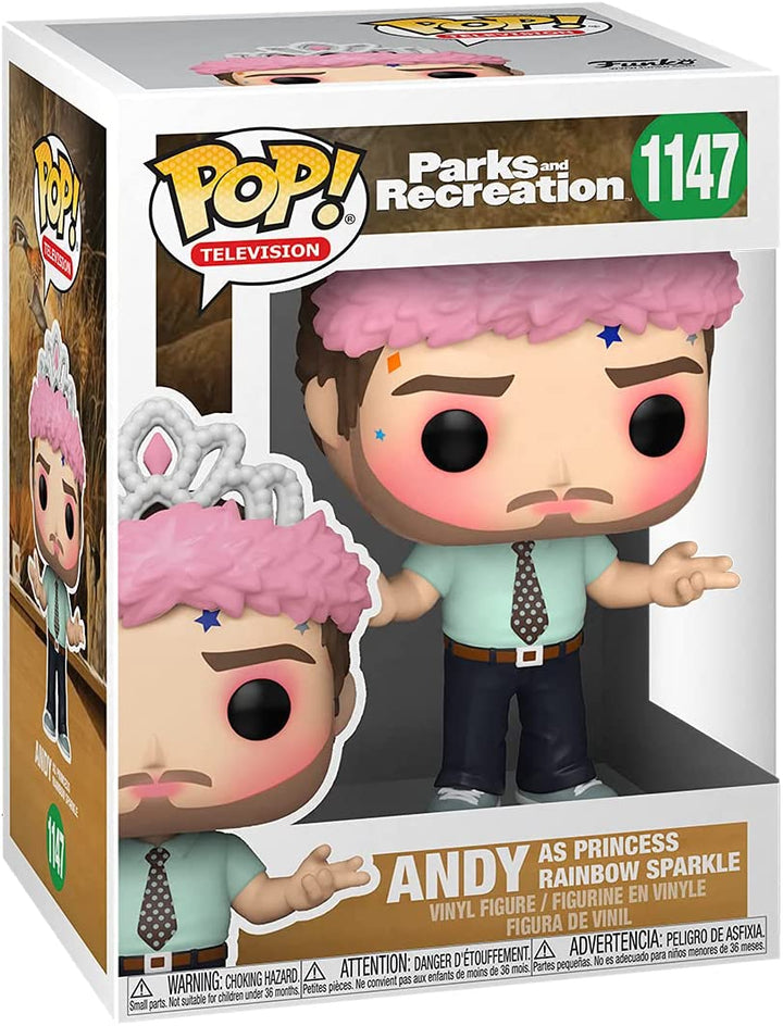Parcs et loisirs Andy en tant que princesse Rainbow Sparkle Funko 56166 Pop! Vinyle #1147