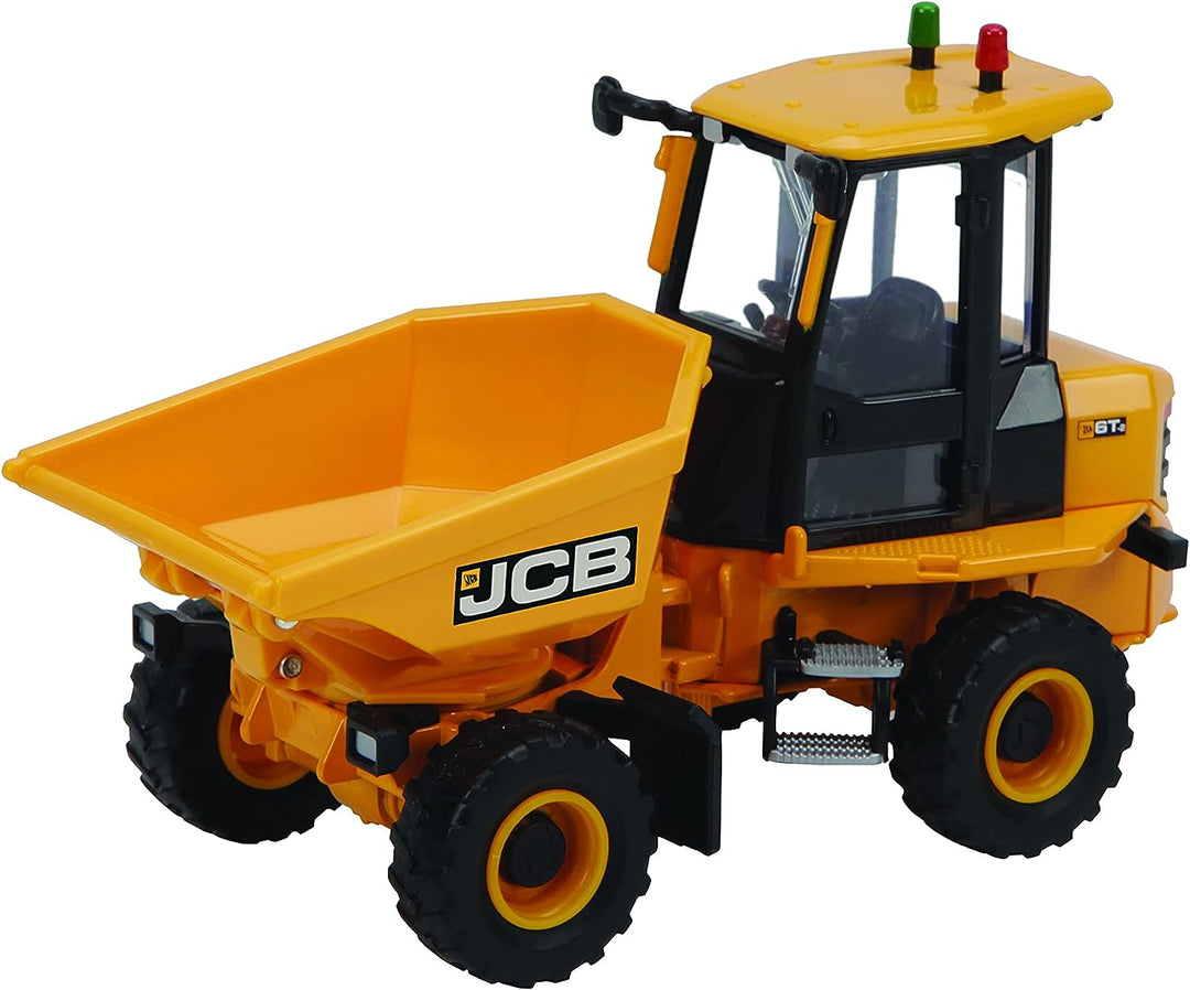 JCB Britains Farm Tomy Toys, Site Dumper, 1:32 JCB 6T-2 Truck - Collectable Tractor Toy - 1:32 Scale Farm Toys, Suitable for Collectors and Kids, 3 year plus