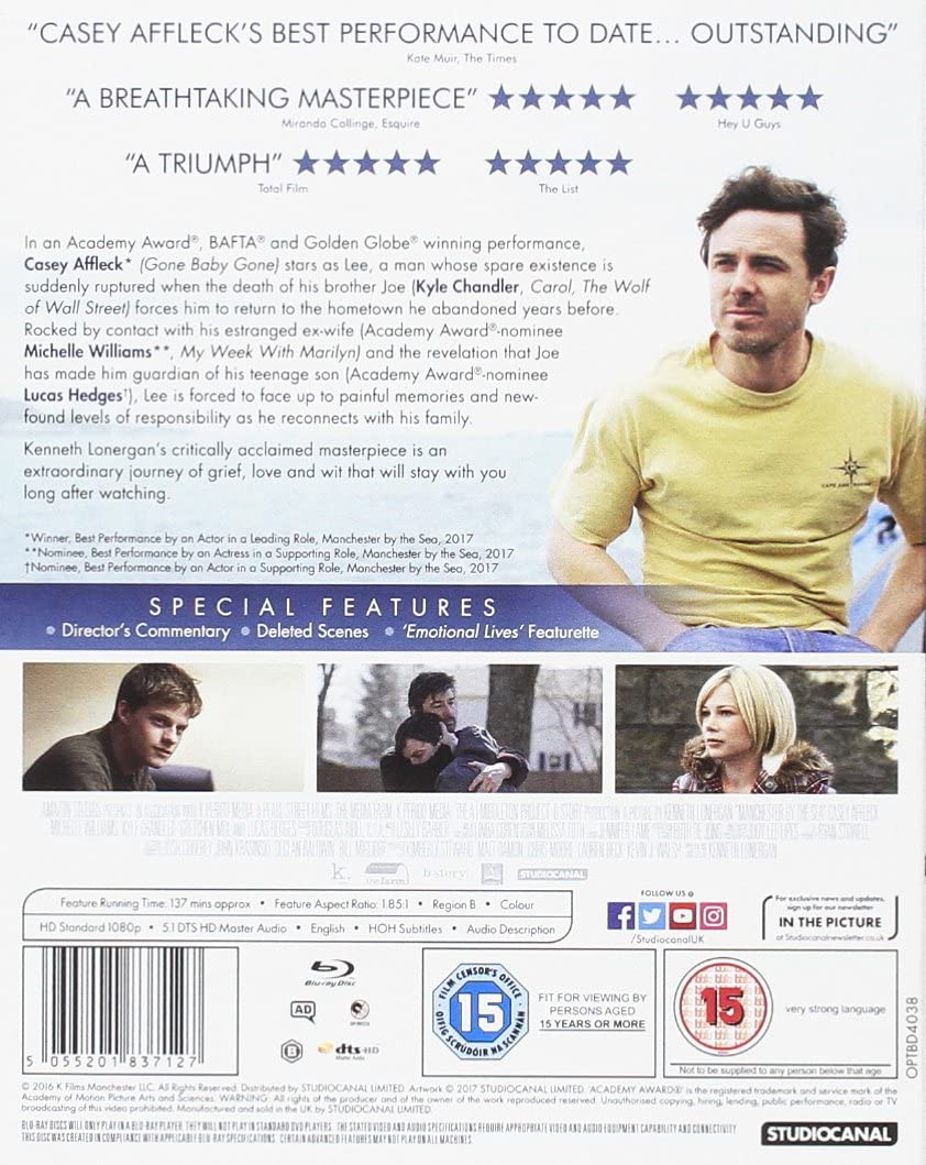 Manchester By The Sea – Drama [Blu-ray]