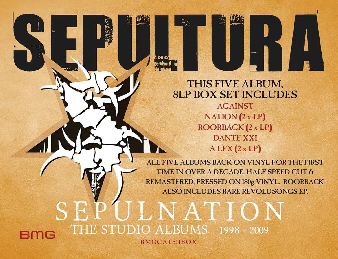 Sepultura - Sepulnation - The Studio Albums 1998 - 2009 [Vinyl]