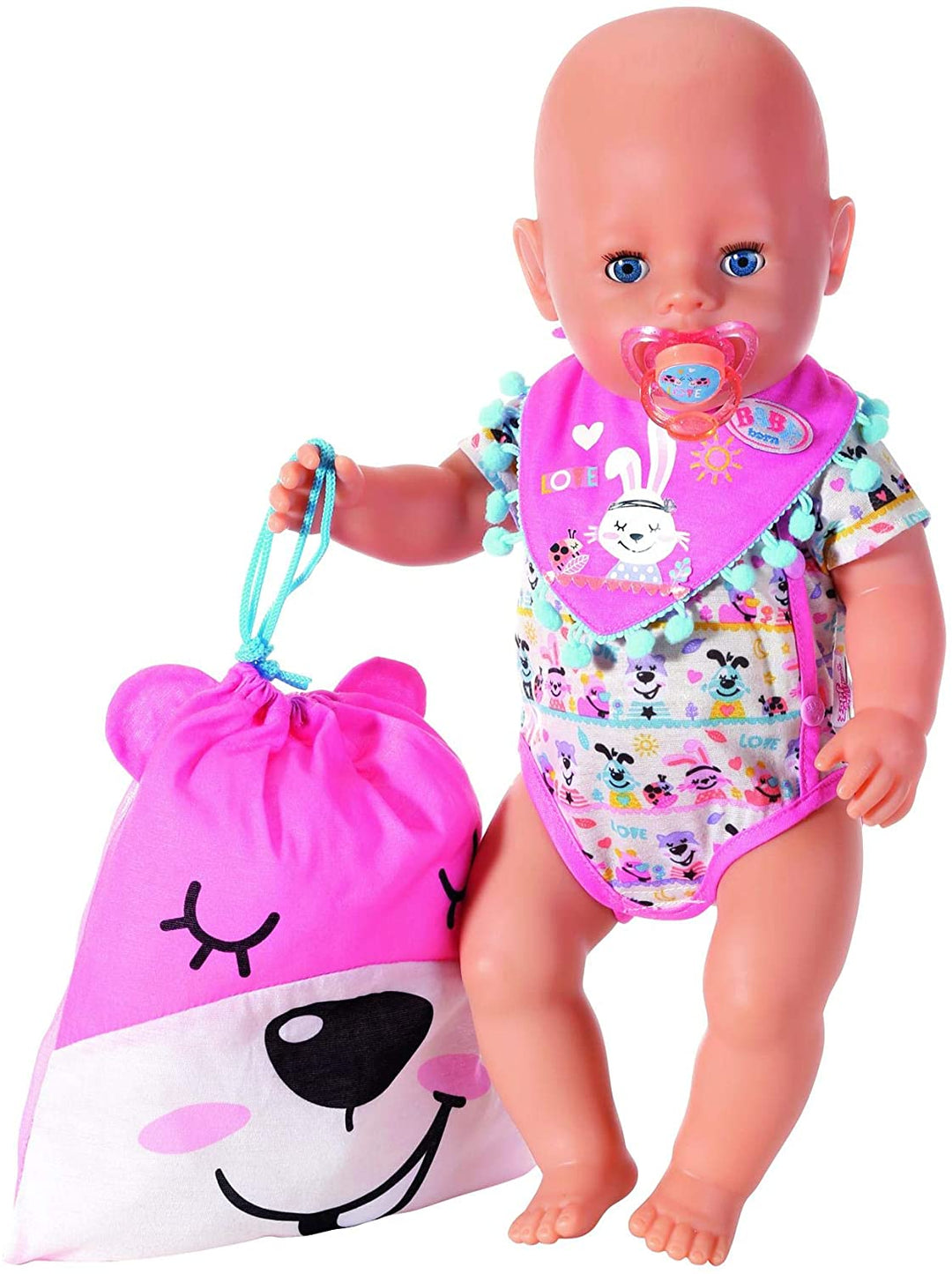 BABY Born Deluxe First Arrival Toy Set for 43 cm Doll - Easy for Small Hands, Creative Play Promotes Empathy and Social Skills, For Toddlers 3 Years and Up - Includes Clothing, Rattle and More