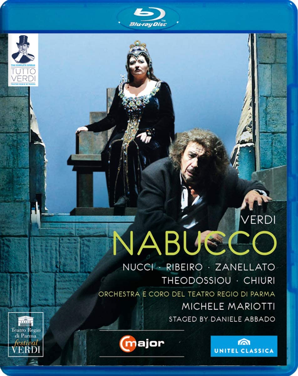 Verdi: Nabucco (Abbado 2009) (Nucci/ Ribeiro/ Surian/ Theodossiou/ Chiuri/ Orchestra e Coro del Teatro Regio di Parma/ Michele Mariotti/ Daniele Abbado) (C Major: 720504) [2012] - dRAMA [DVD]