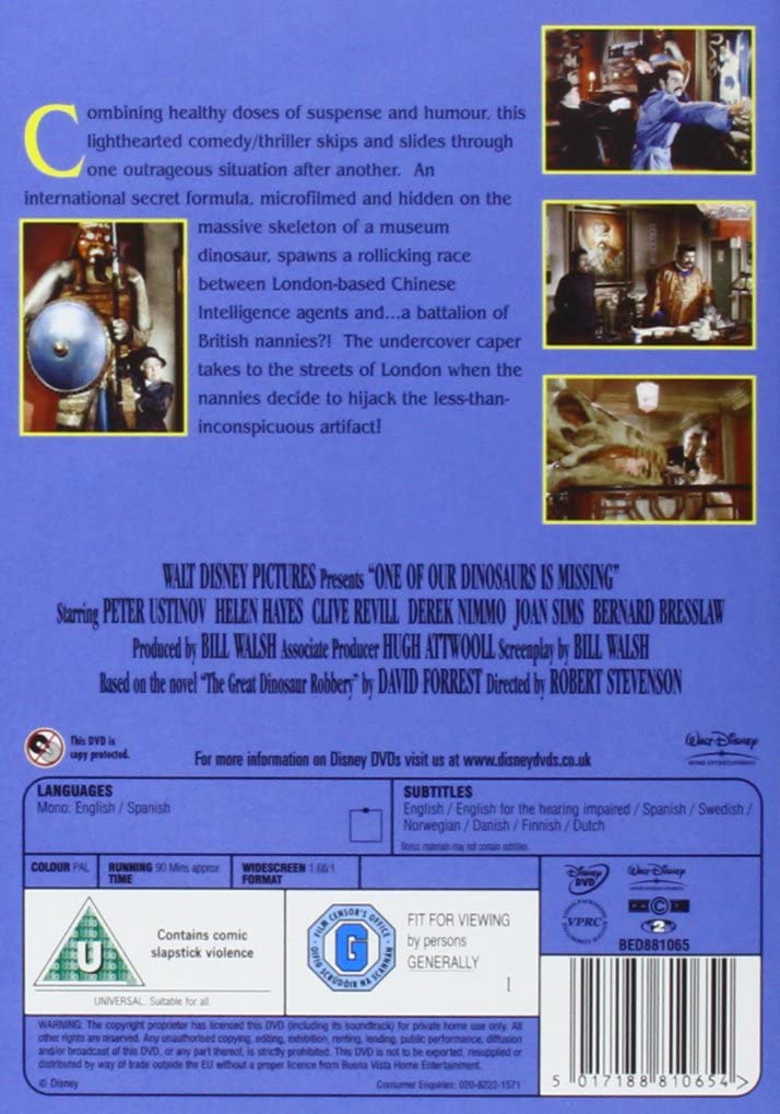 Einer unserer Dinosaurier fehlt – Familie/Abenteuer [DVD]