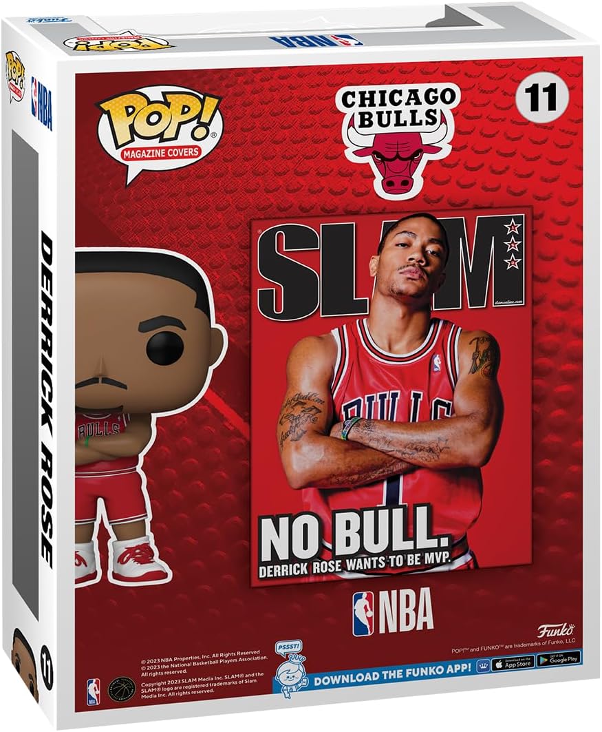 Funko POP! NBA Cover: Slam - Derrick Rose - NBA + Slam Magazine