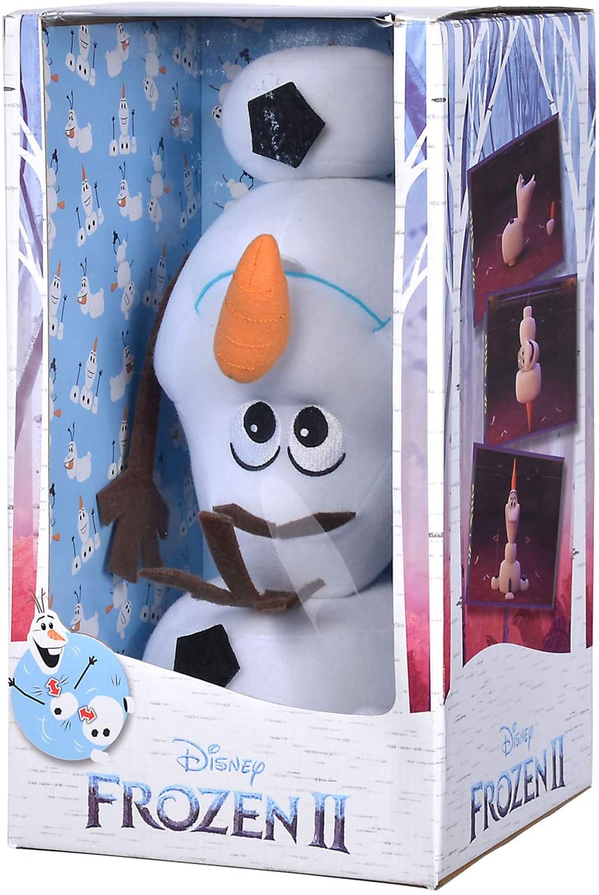 Disney 6315877559 Olaf Snowman Plush Toy-30 cm, Multicoloured