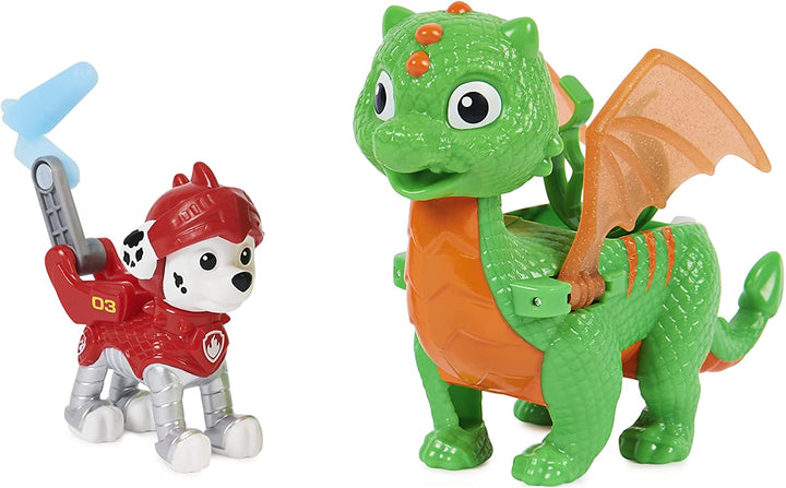 PAW Patrol, Rescue Knights Marshall und Dragon Jade Actionfiguren-Set, Kinder