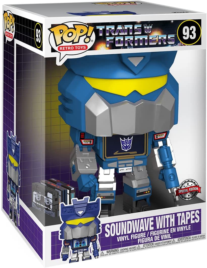 Funko Pop! Retro Toys Transformers - Soundwave with Tapes Vinyl Figure (93)