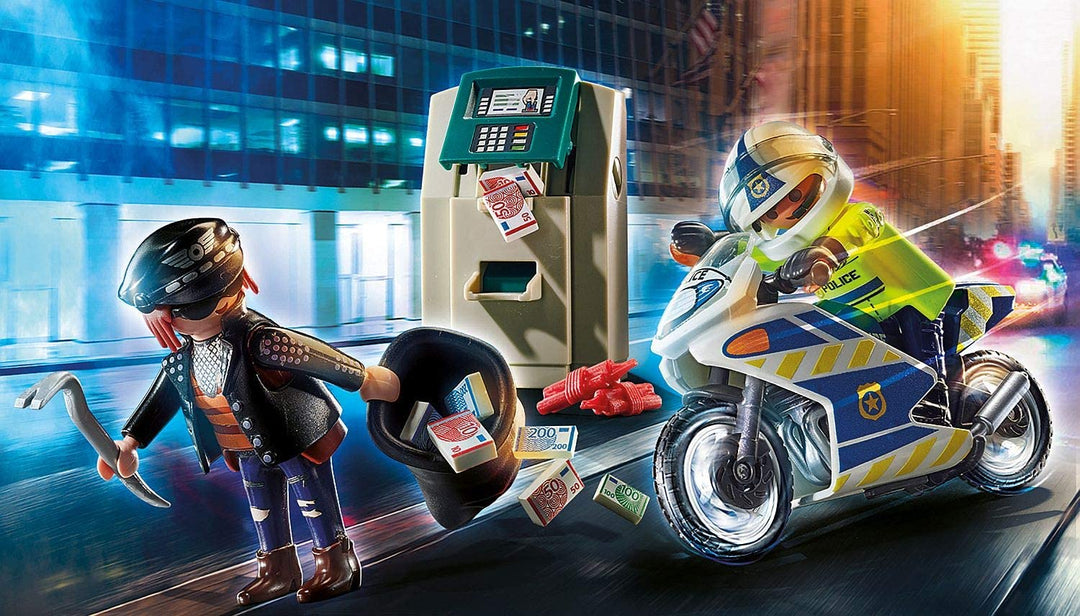 Playmobil 70572 City Action Police - Chasse au voleur de banque