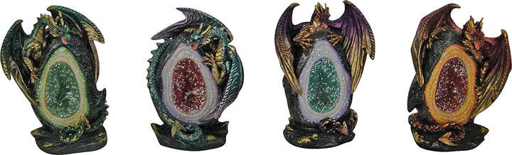 Nemesis Now Geode Keepers Figurine 12cm, (Set of 4)