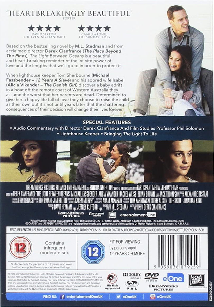 La lumière entre les océans [DVD]