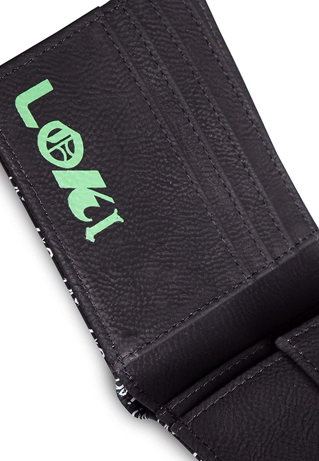 Difuzed Male Marvel Loki Bifold Wallet, Black, one Size