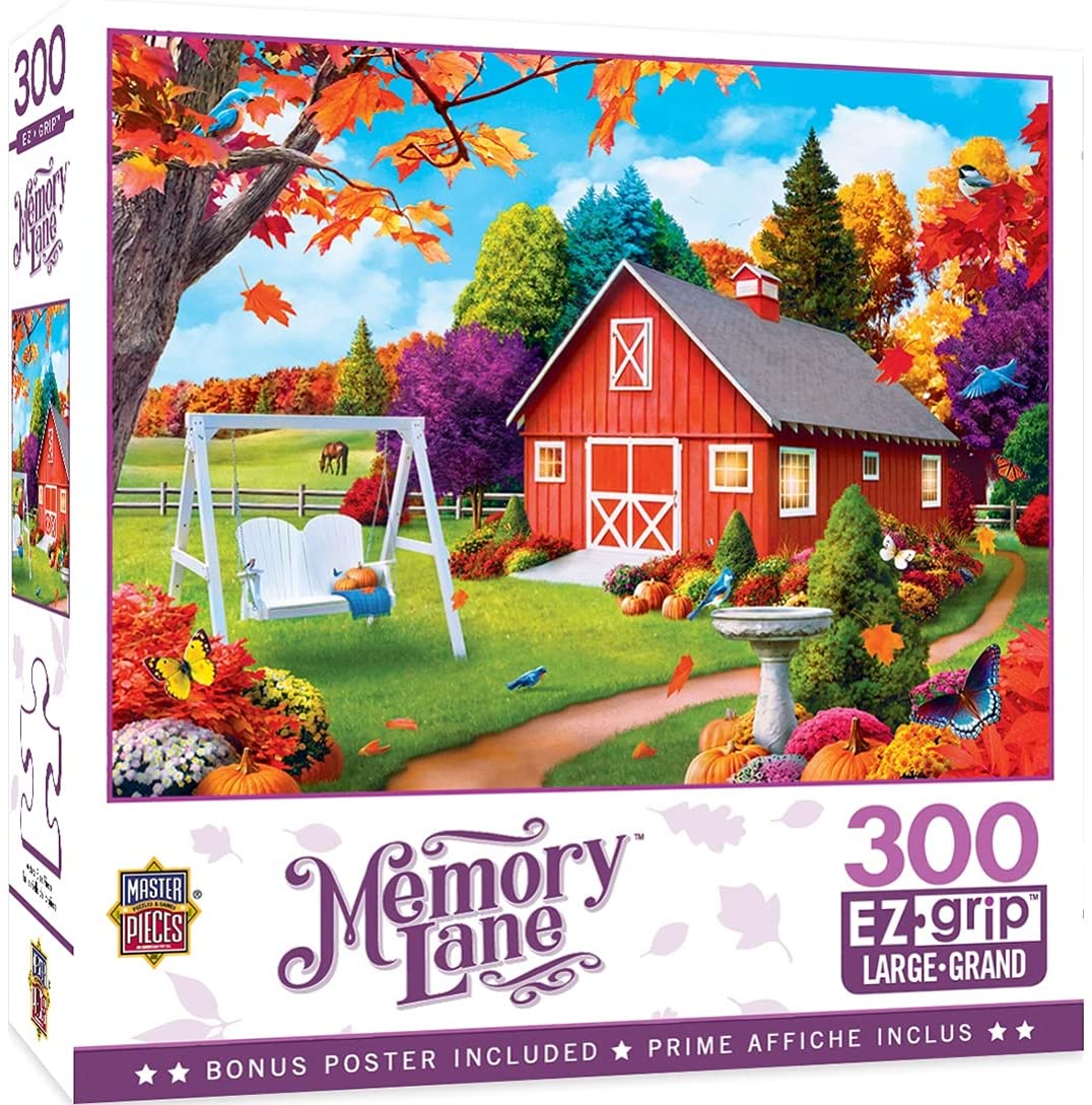 MasterPieces 31807 Memory Lane Harvest Breeze Puzzle, Multicolored, 18"x24"