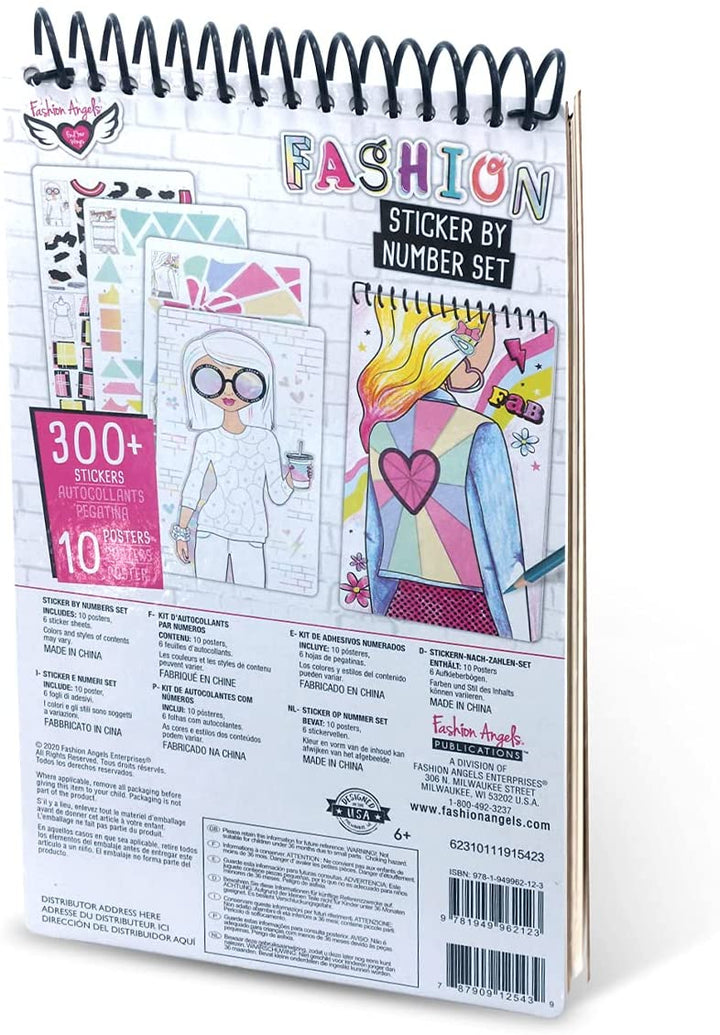 CRAYOLA 26285 Creations Album Create Fashion with Numbers, Creative Activity and