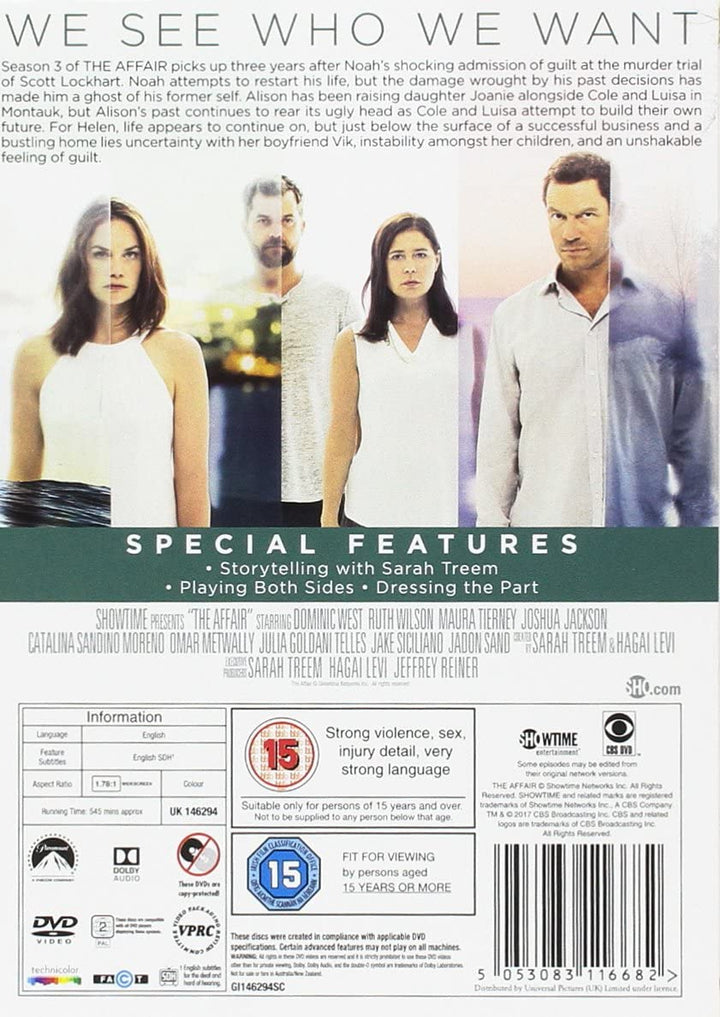 Die Affäre Staffel 3 [DVD] [2017]