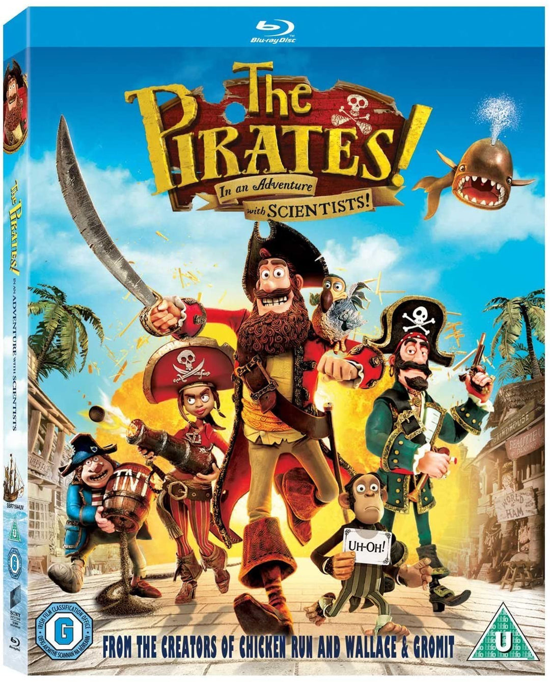 Les pirates! Dans une aventure avec des scientifiques [Blu-ray] [Région gratuite]