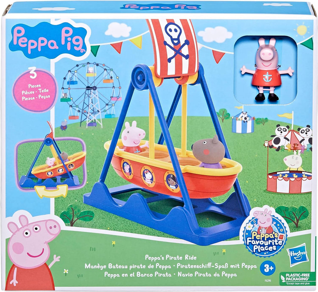 Peppa Pig Toys Peppa's Pirate Ride Playset with 2 Figures, Kids Toys