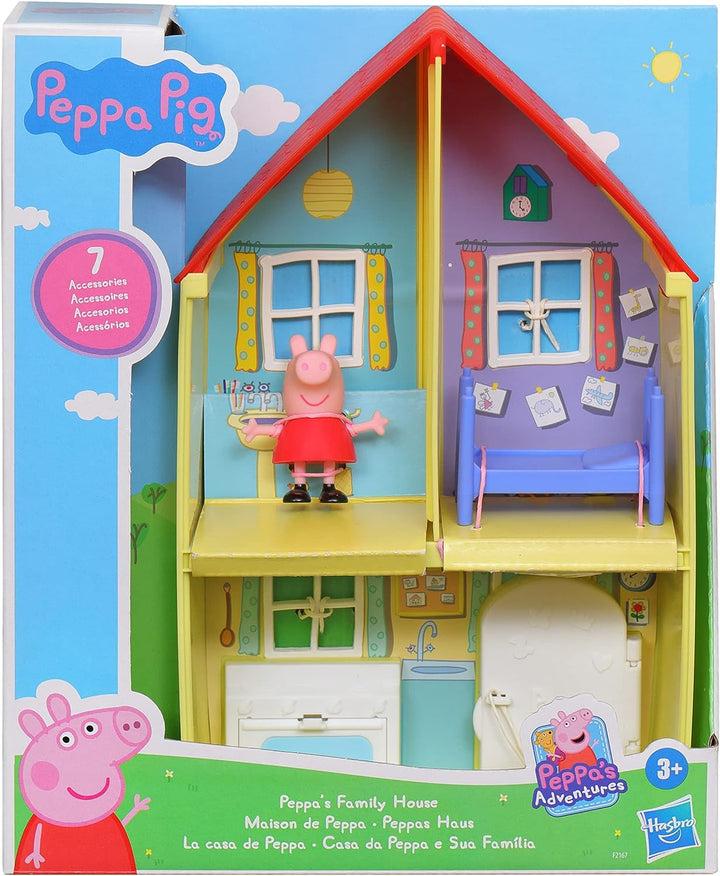 Peppa Pig F2167 Adventures Peppa’s Family House Playset Preschool Toy