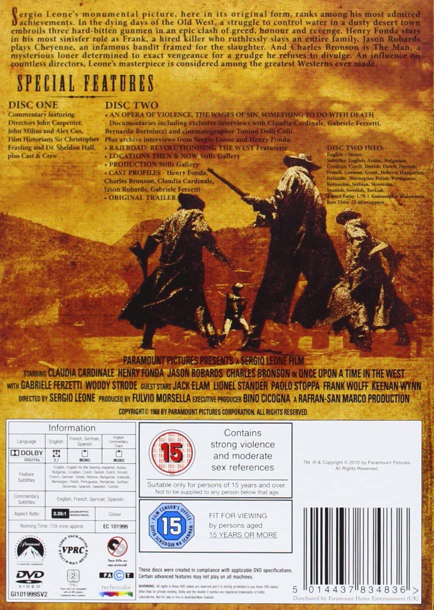 Once Upon a Time in the West s) [1969] - Western/Action [DVD]