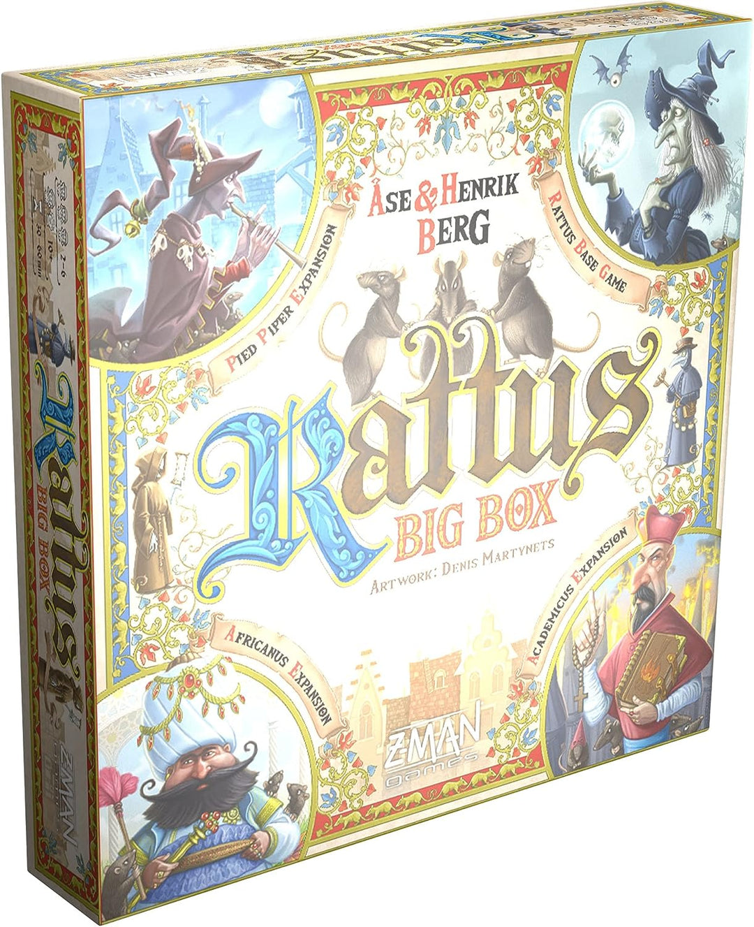 Rattus Big Box Brettspiel-Erweiterung | Mittelalterliches Pest-Überlebensspiel | Strategie B