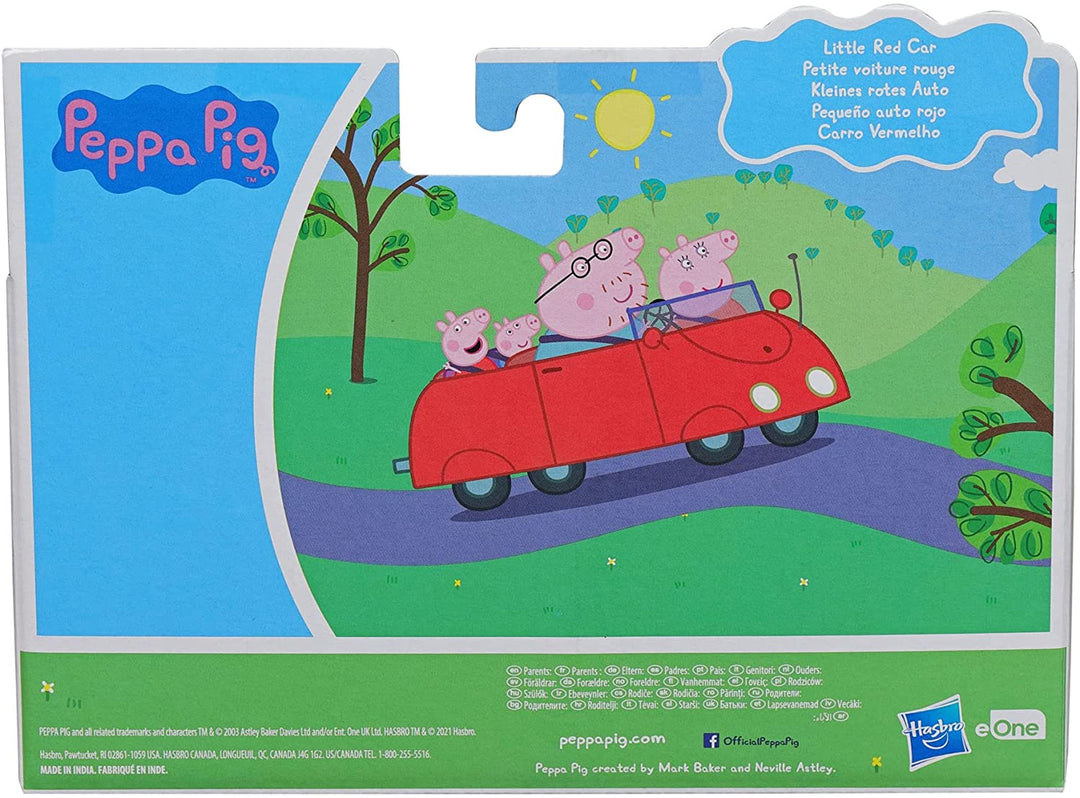 Peppa Pig F22125X1 Peppa’s Adventures Vehicles Little Red Car Toy with Figure, A