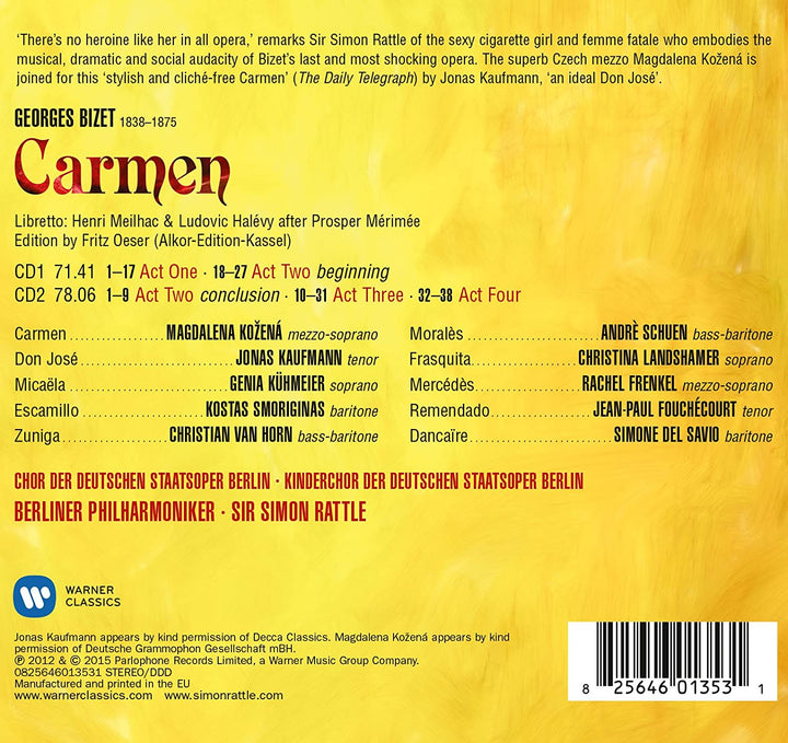 Bizet: Carmen [Audio CD]