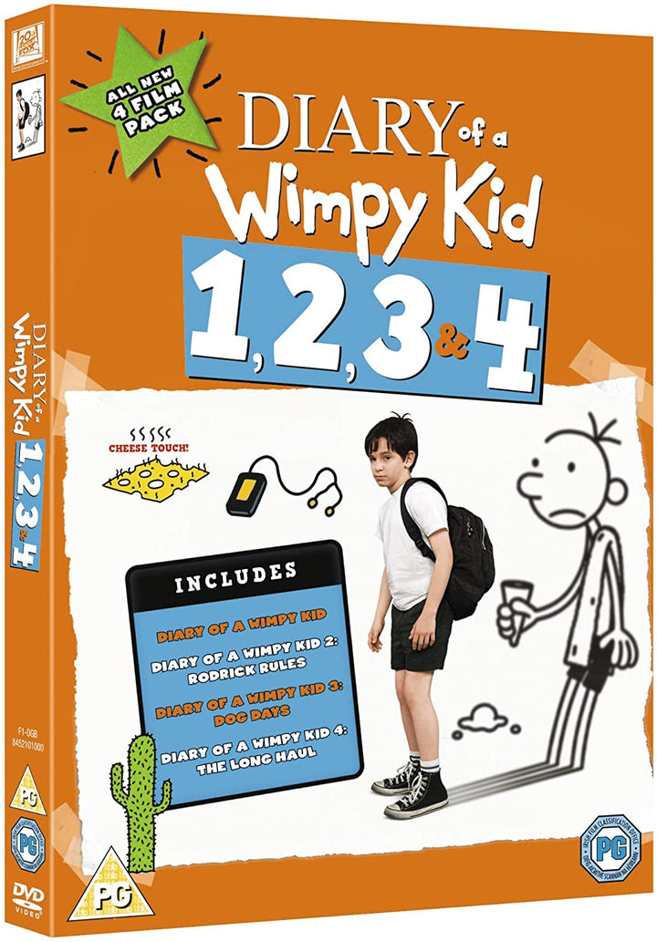 Diary Of A Wimpy Kid 1, 2, 3 & 4 [DVD]