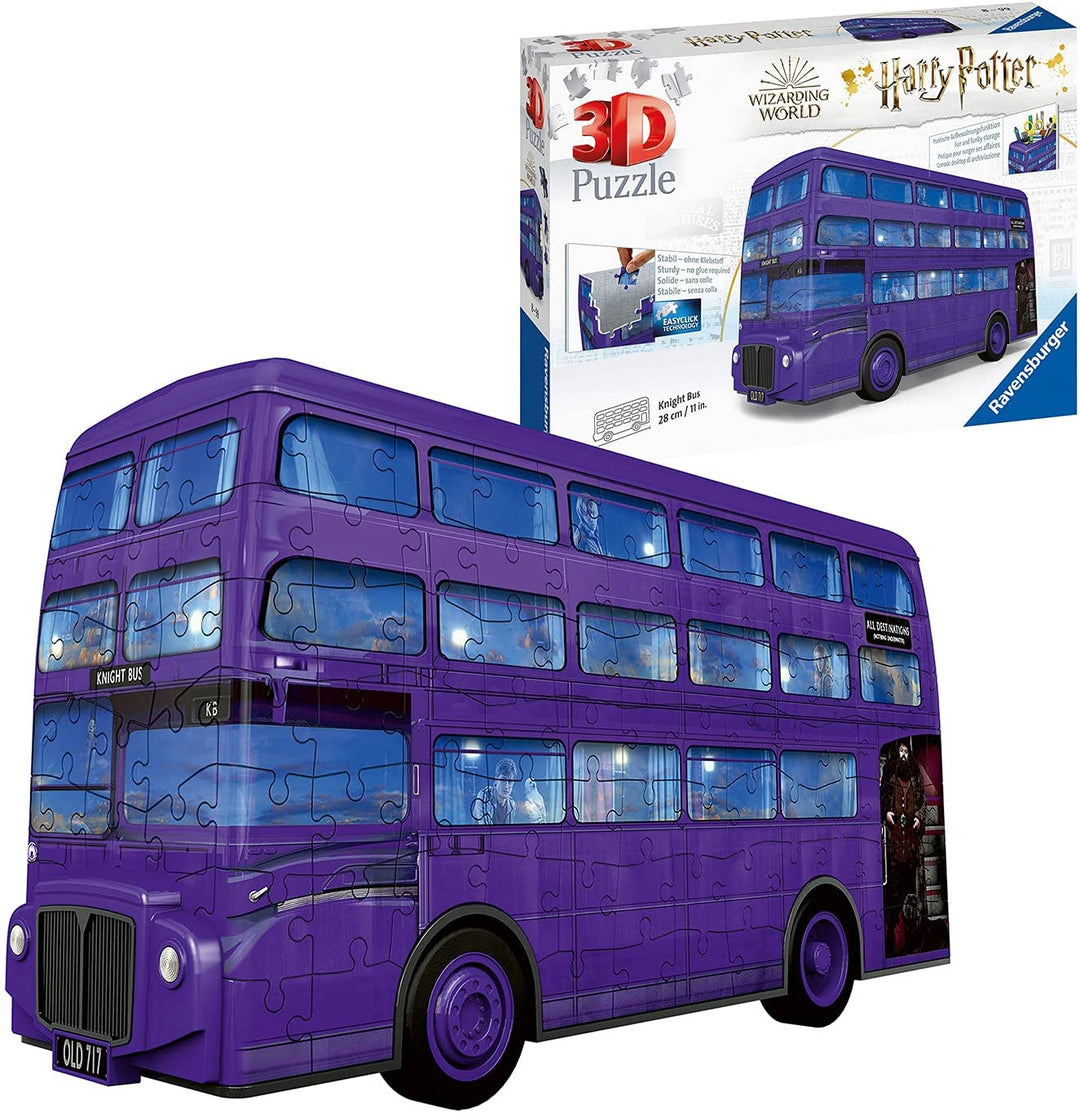 Ravensburger Harry Potter Knight Bus 3D Jigsaw Puzzle for Kids Age 8 Years Up - 216 Pieces